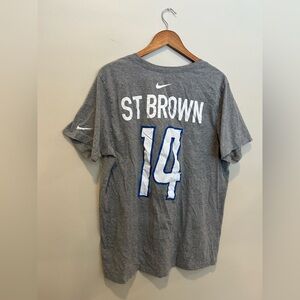 Nike St Brown Detroit Lions shirt